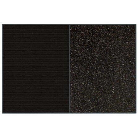 United Visual Products Sliding Door Indoor Enclosed Corkboard, 9 UV9011ACSH-SATIN-PUMICE